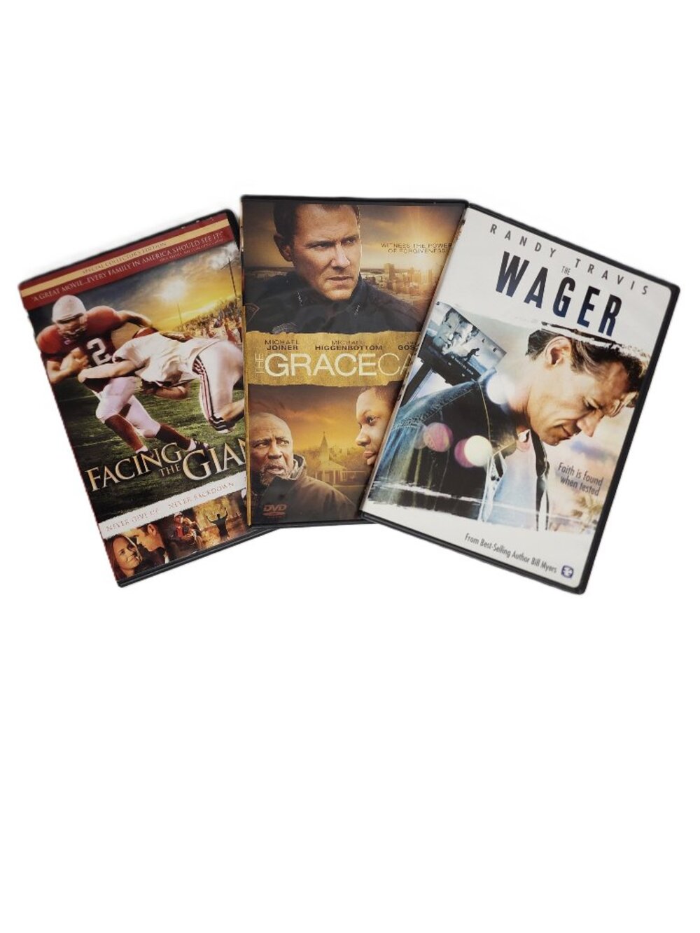 DVD Bundle: Facing the Giants, Grace Card & The Wager